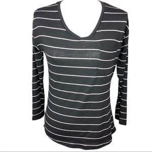 COPY - Rebellious One Black White Stripe Long-sleeve XS
